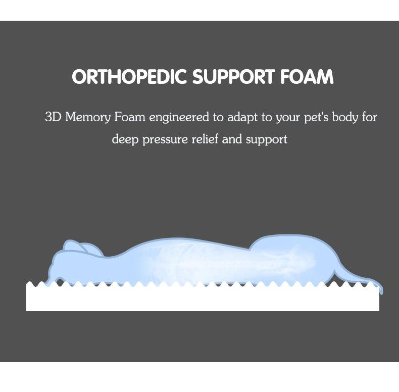 Orthopaedic Dog Bed foam support for deep pressure support